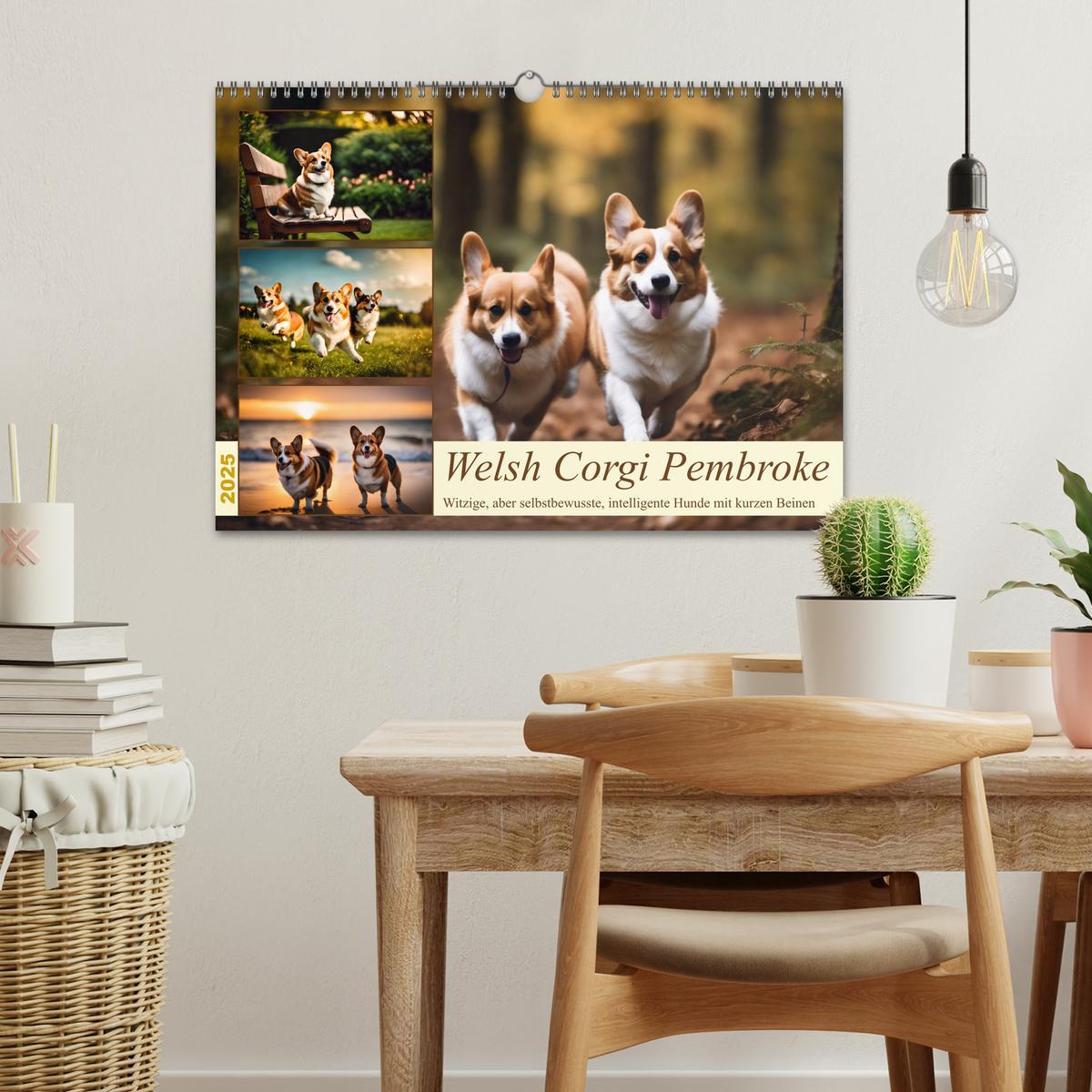 Bild: 9783435244447 | Welsh Corgi Pembroke (Wandkalender 2025 DIN A3 quer), CALVENDO...