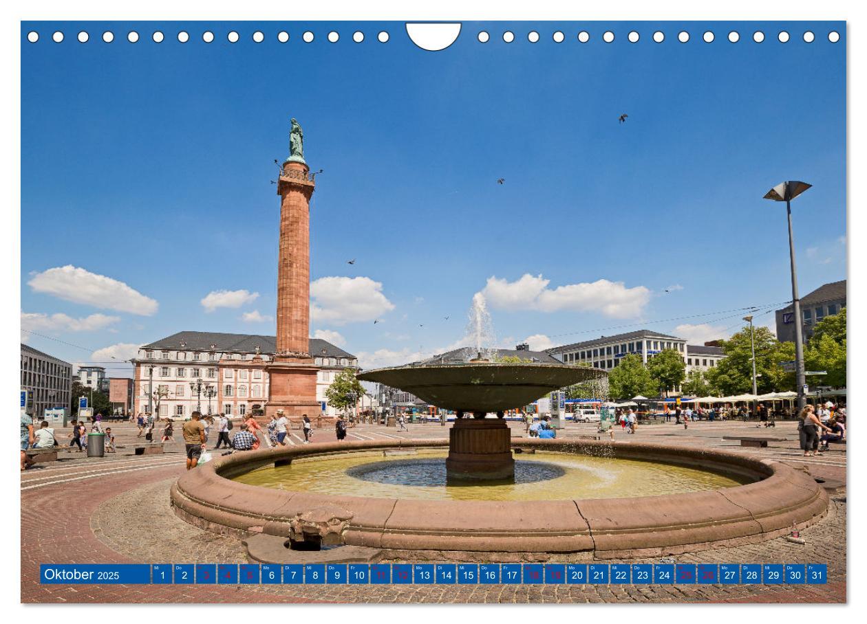 Bild: 9783383951817 | Darmstadt - Mathildenhöhe und Altstadt (Wandkalender 2025 DIN A4...