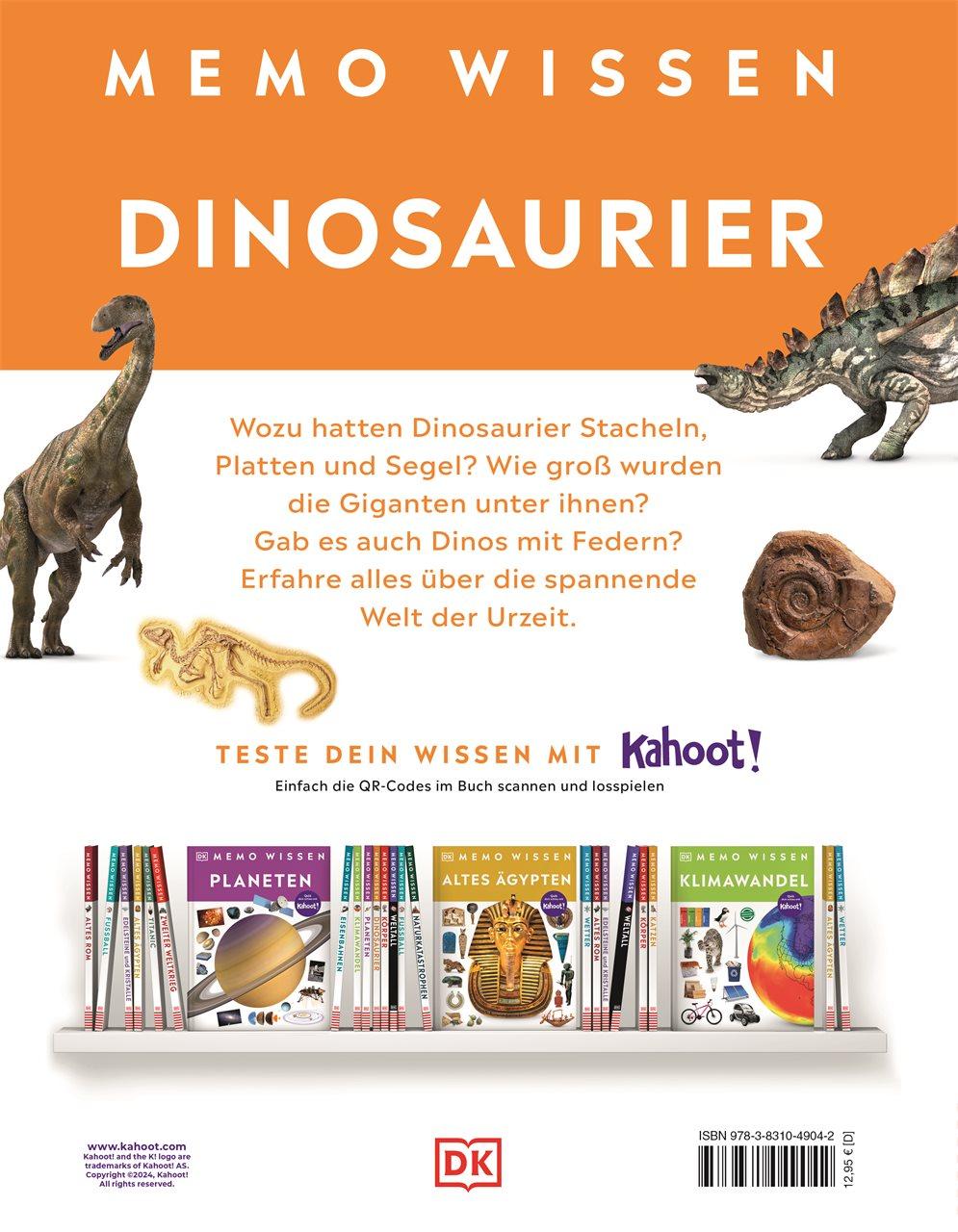 Rückseite: 9783831049042 | memo Wissen. Dinosaurier | David Lambert | Buch | 72 S. | Deutsch