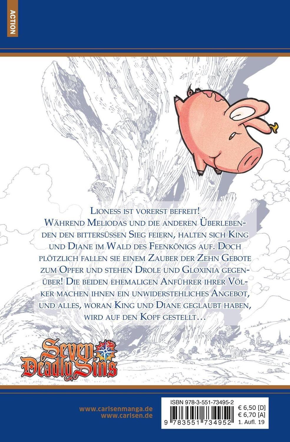 Rückseite: 9783551734952 | Seven Deadly Sins 25 | Mittelalterliche Fantasy-Action mit Witz | Buch