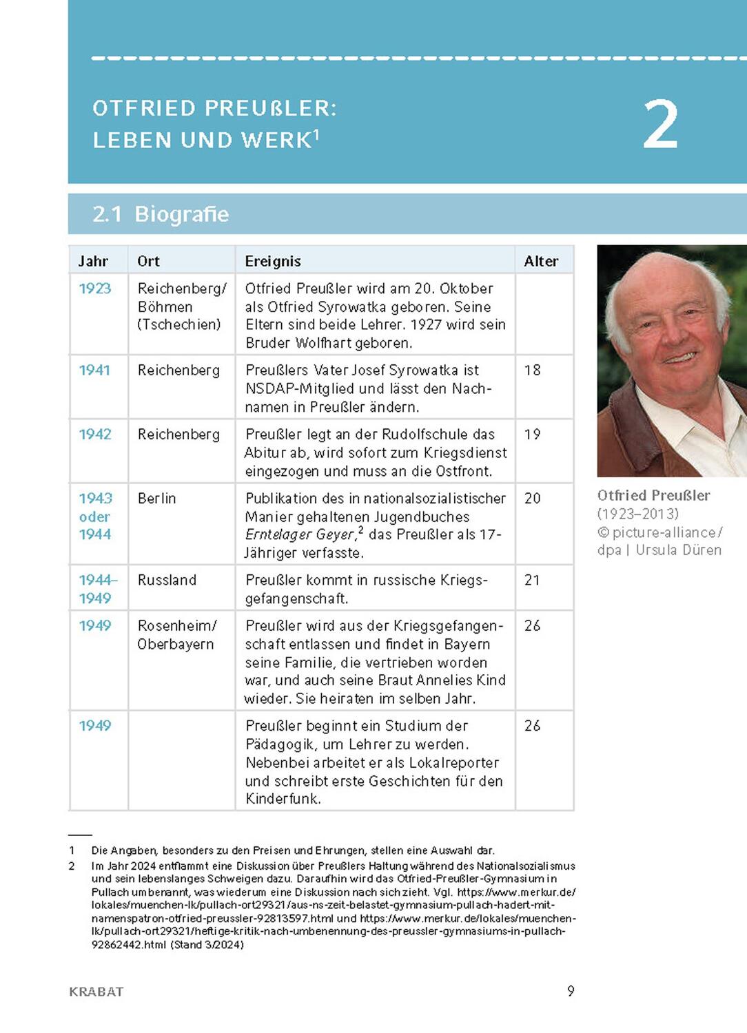 Bild: 9783804431461 | Krabat von Otfried Preußler - Textanalyse und Interpretation | Buch