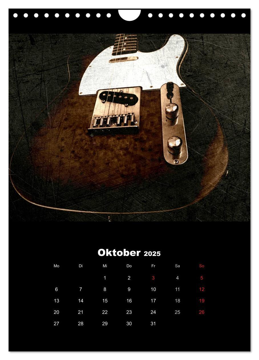 Bild: 9783457016244 | Vintage Gitarren (Wandkalender 2025 DIN A4 hoch), CALVENDO...