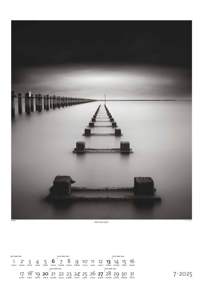 Bild: 4251734300676 | PALAZZI - Black &amp; White 2025 Wandkalender, 50x70cm, Posterkalender...