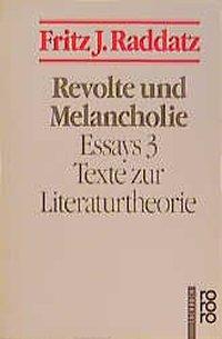 Cover: 9783499185526 | Revolte und Melancholie | Fritz J Raddatz | Taschenbuch | 496 S.