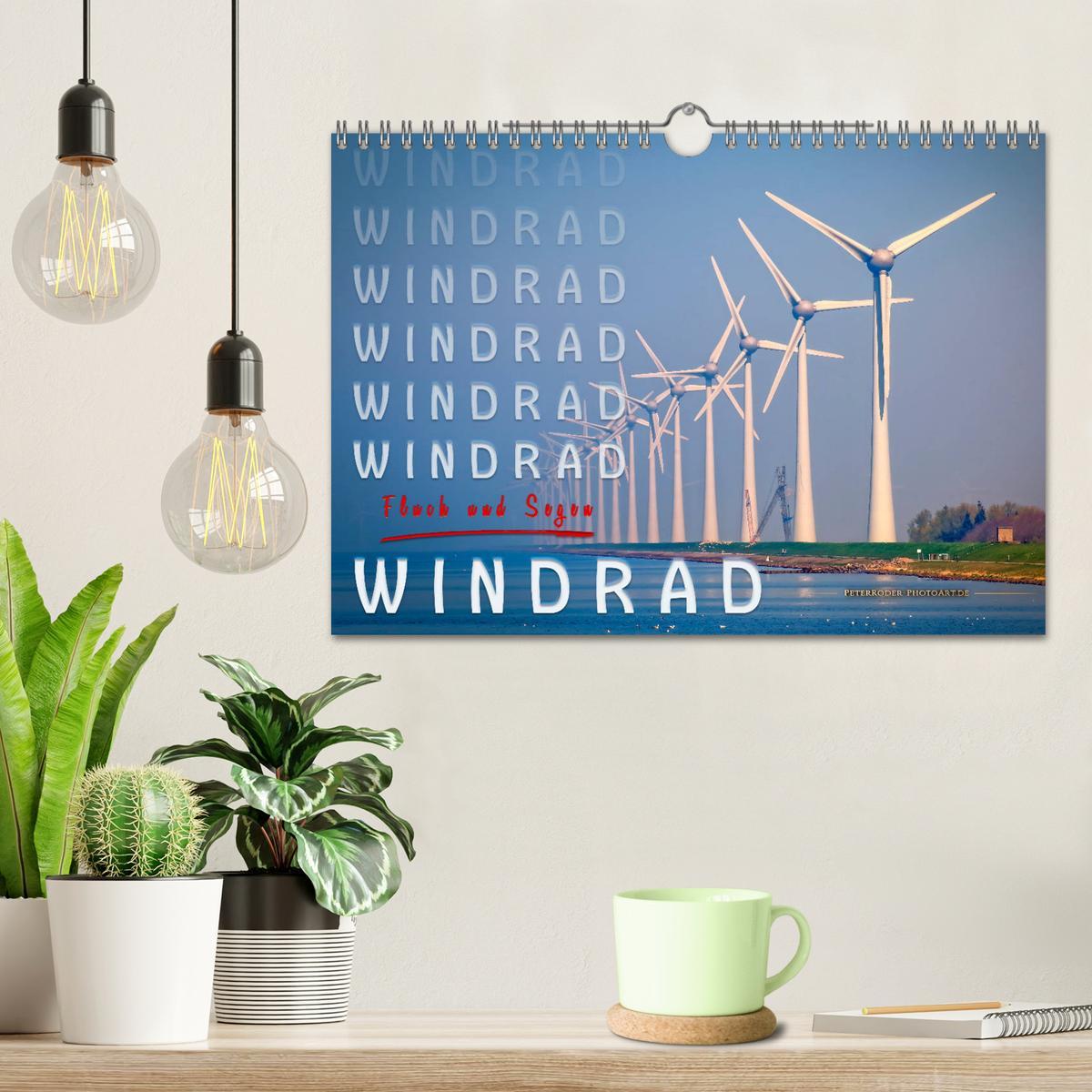 Bild: 9783435351794 | Windrad - Fluch und Segen (Wandkalender 2025 DIN A4 quer), CALVENDO...