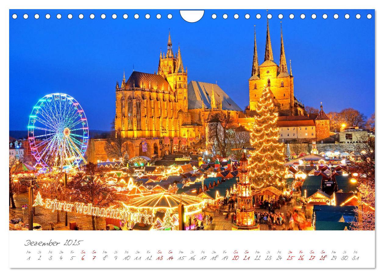 Bild: 9783435191888 | Erfurt - Die Landeshauptstadt mit Geschichte (Wandkalender 2025 DIN...