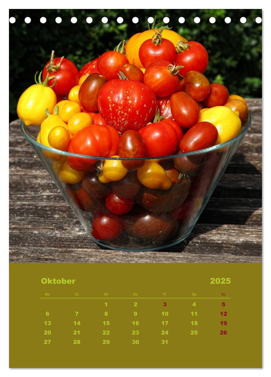 Bild: 9783457054673 | Tomaten - Alles BIO! (Tischkalender 2025 DIN A5 hoch), CALVENDO...