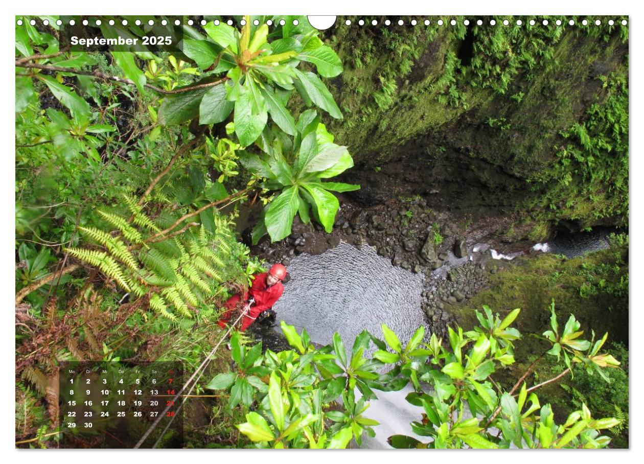 Bild: 9783435630059 | Abenteuer Canyoning (Wandkalender 2025 DIN A3 quer), CALVENDO...