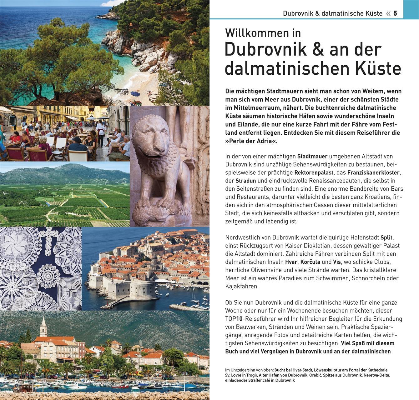 Bild: 9783734207259 | TOP10 Reiseführer Dubrovnik &amp; Dalmatinische Küste | Taschenbuch | 2023