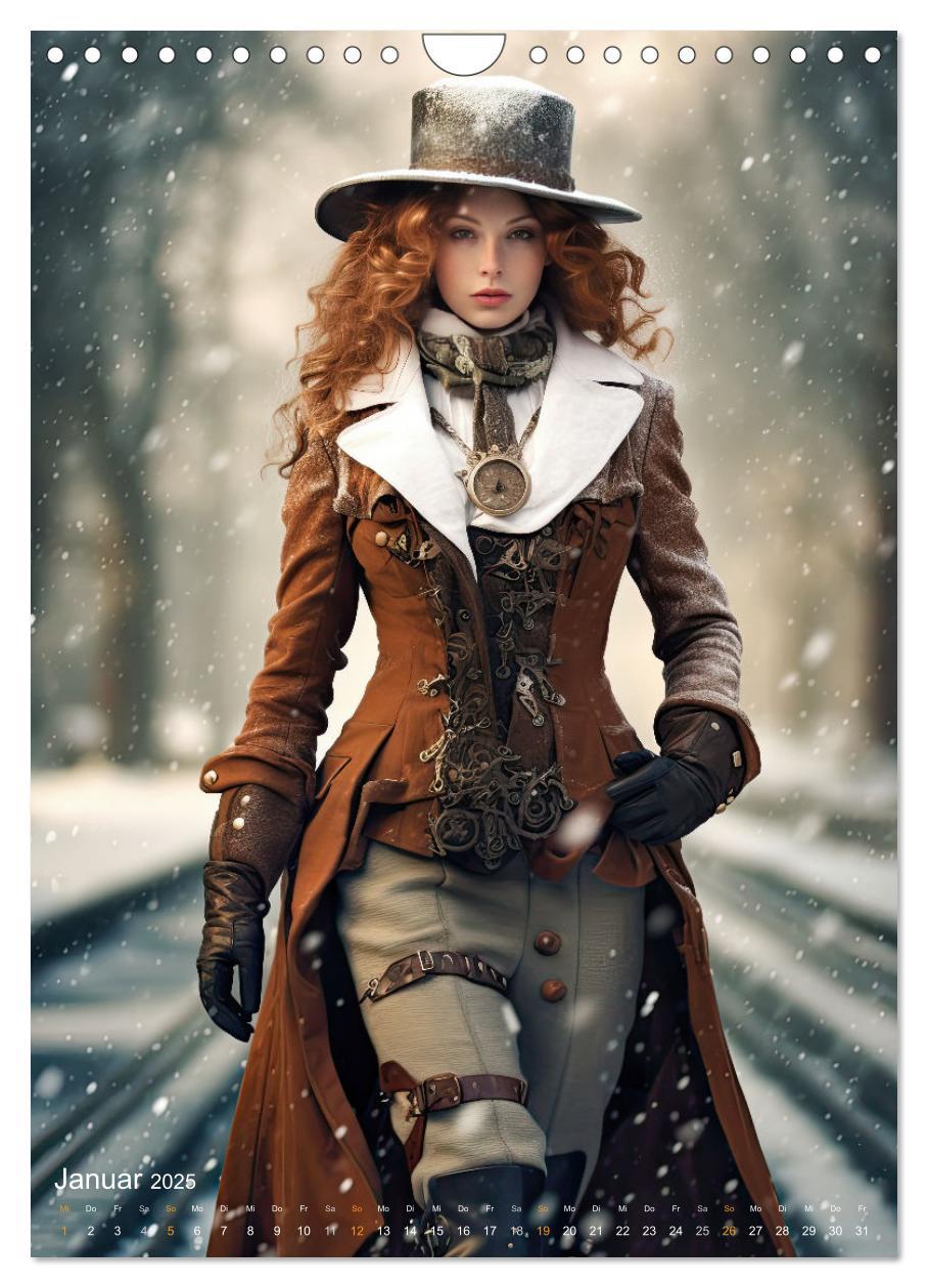 Bild: 9783435866915 | Steampunk Ladies (Wandkalender 2025 DIN A4 hoch), CALVENDO...