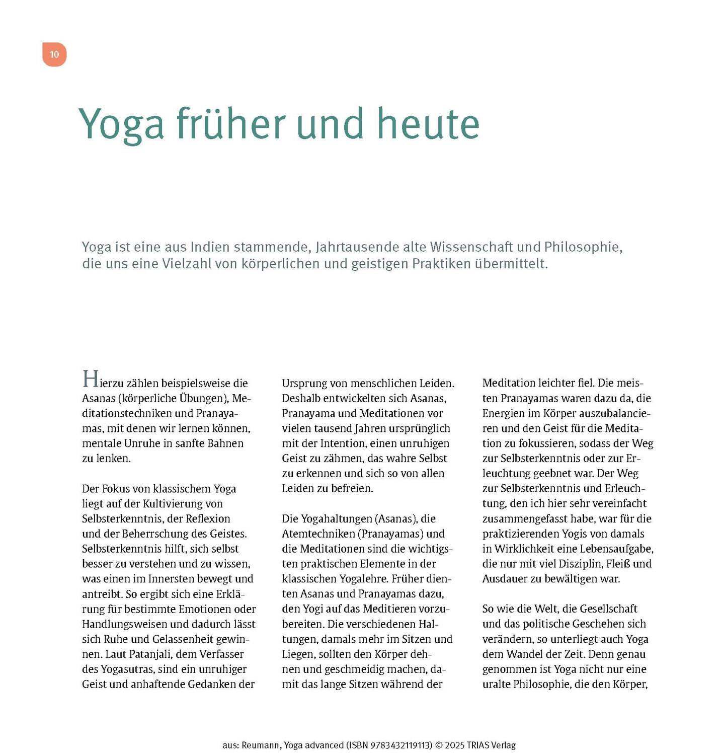 Bild: 9783432119113 | Yoga advanced | Friederike Reumann | Taschenbuch | Brosch. (KB+KL)