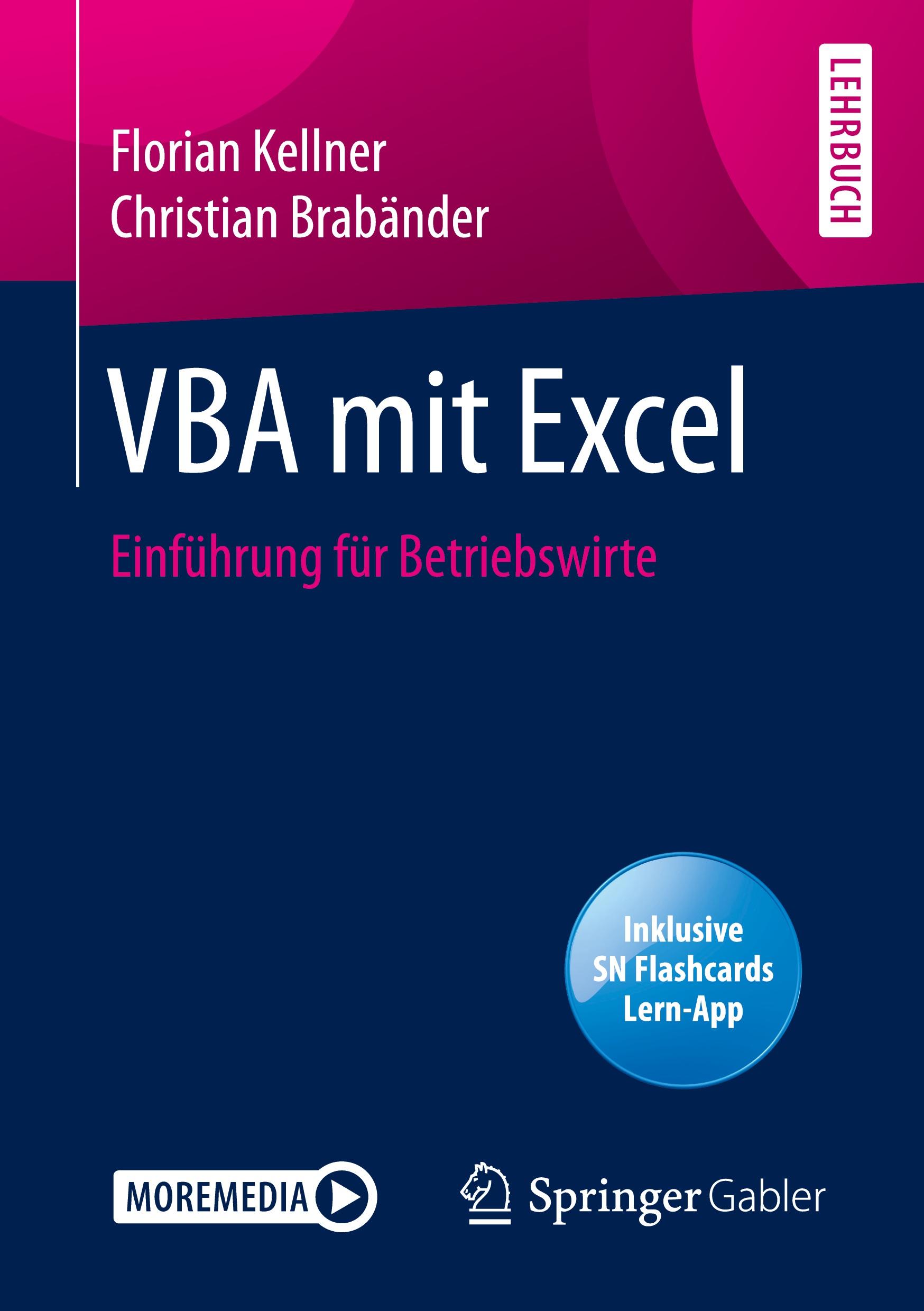 Cover: 9783662597392 | VBA mit Excel | Einführung für Betriebswirte | Brabänder (u. a.)