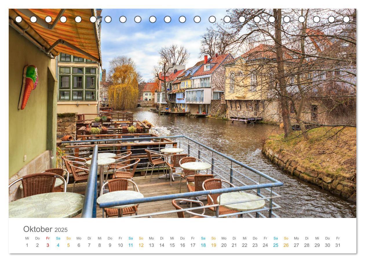 Bild: 9783435320189 | Erfurt - Stadt der Türme (Tischkalender 2025 DIN A5 quer), CALVENDO...