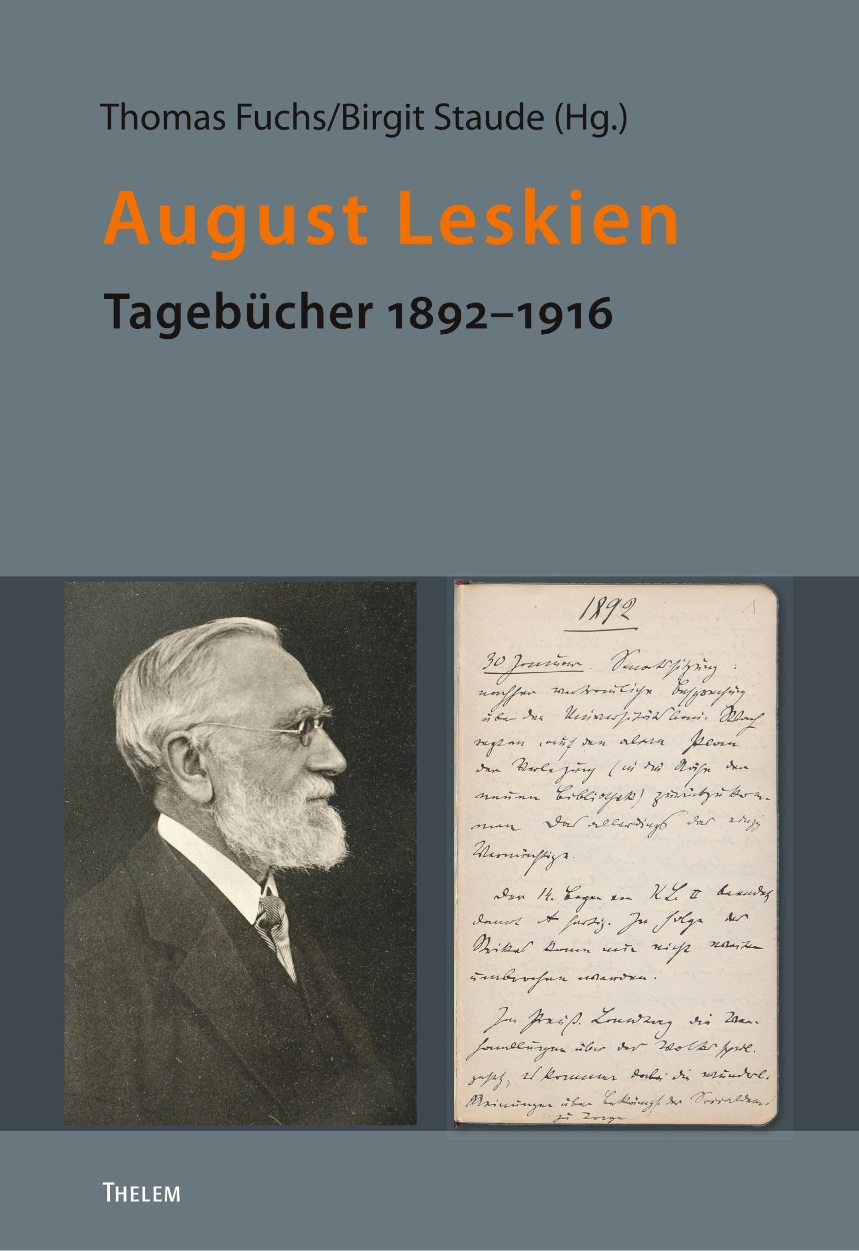 Cover: 9783945363485 | August Leskien | Tagebücher 1892-1916 | Thomas Fuchs (u. a.) | Buch