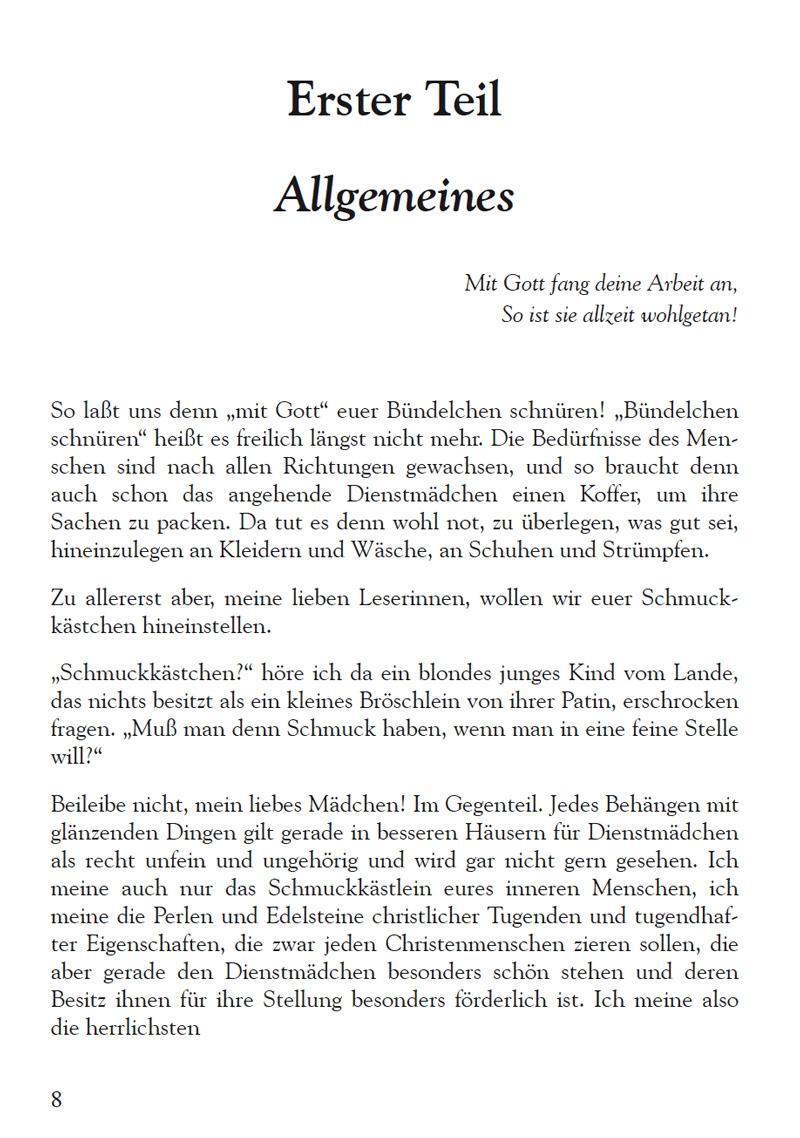 Bild: 9783867772976 | Das feine Dienstmädchen wie es sein soll. 1892 | Isa von der Lütt