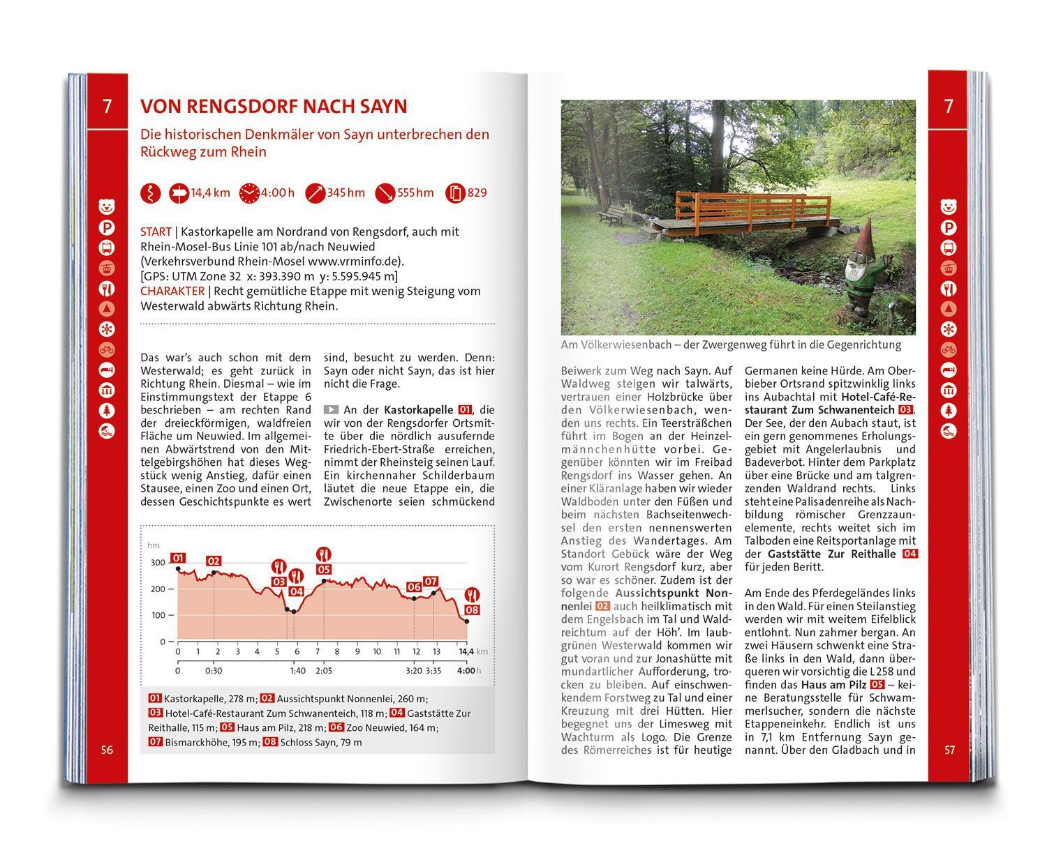 Bild: 9783991218418 | KOMPASS Wanderführer Rheinsteig RheinBurgenWeg, 34 Etappen | Buch