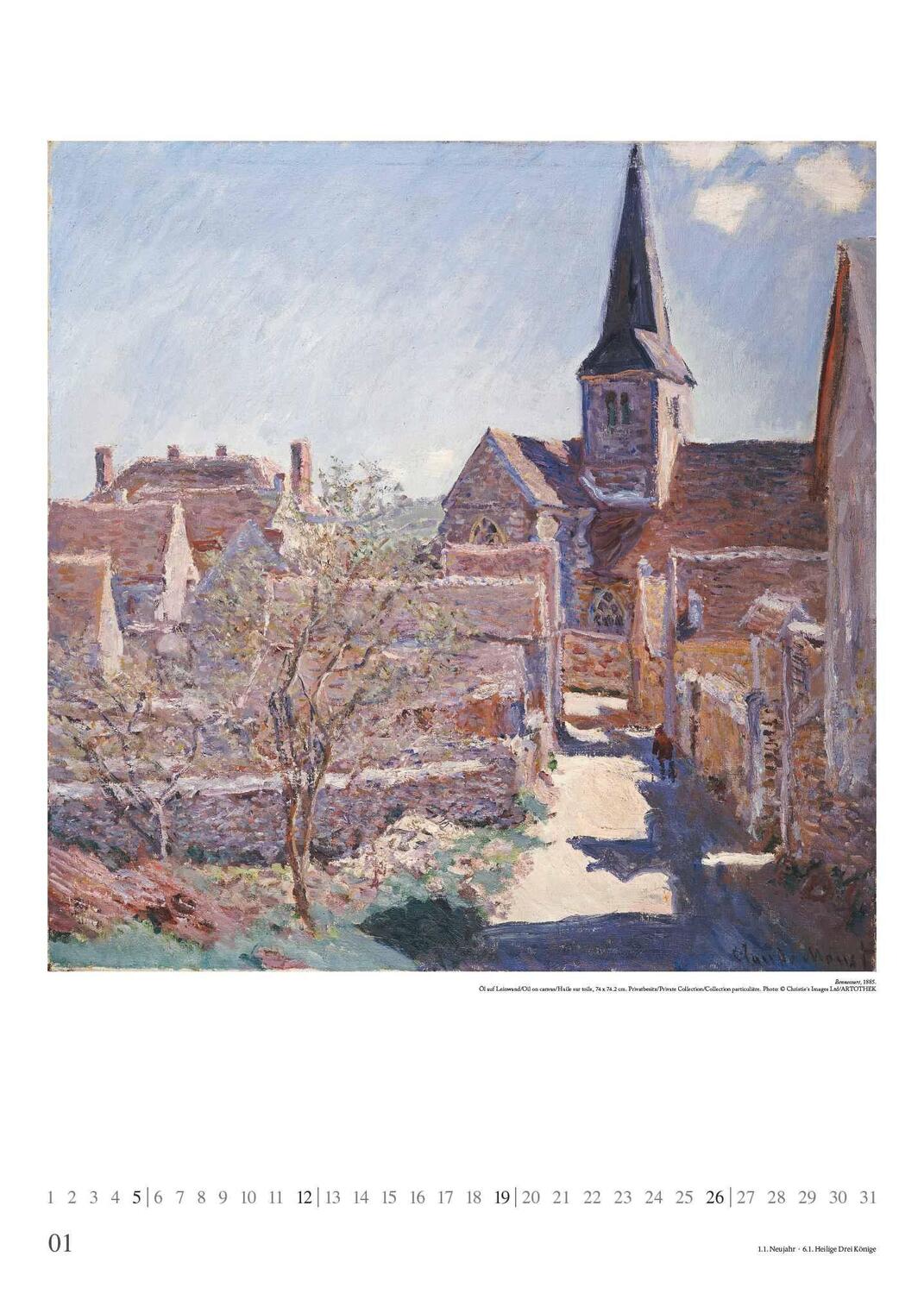 Bild: 4250809653303 | Claude Monet 2025 - Kunst-Kalender - Poster-Kalender - 50x70 | 28 S.