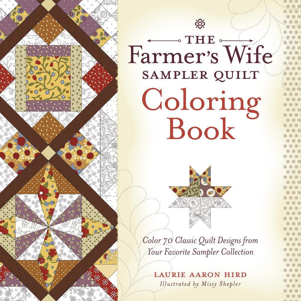 Cover: 9781440246715 | The Farmer's Wife Sampler Quilt Coloring Book | Laurie Aaron Hird