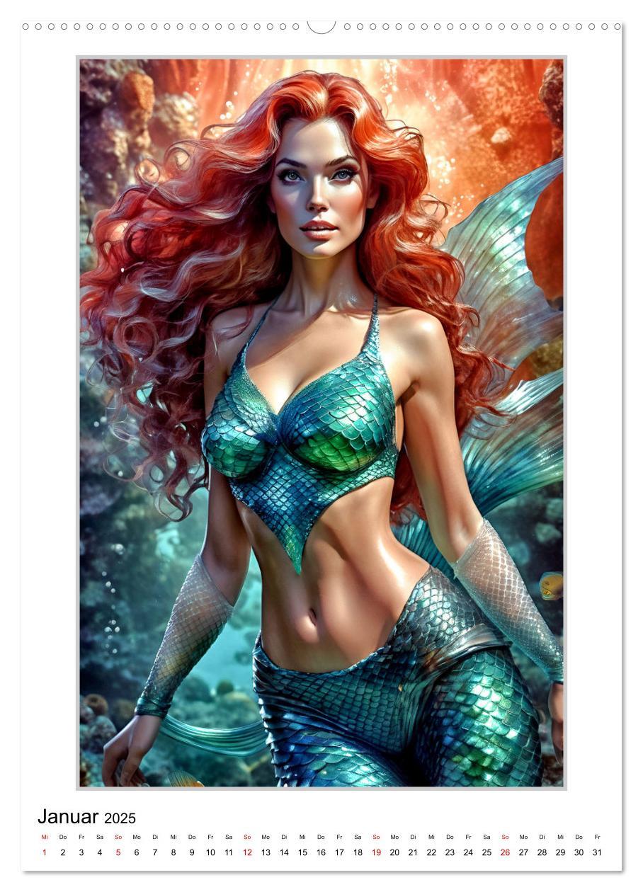 Bild: 9783457155172 | Fantasy-Frauenfiguren (Wandkalender 2025 DIN A2 hoch), CALVENDO...