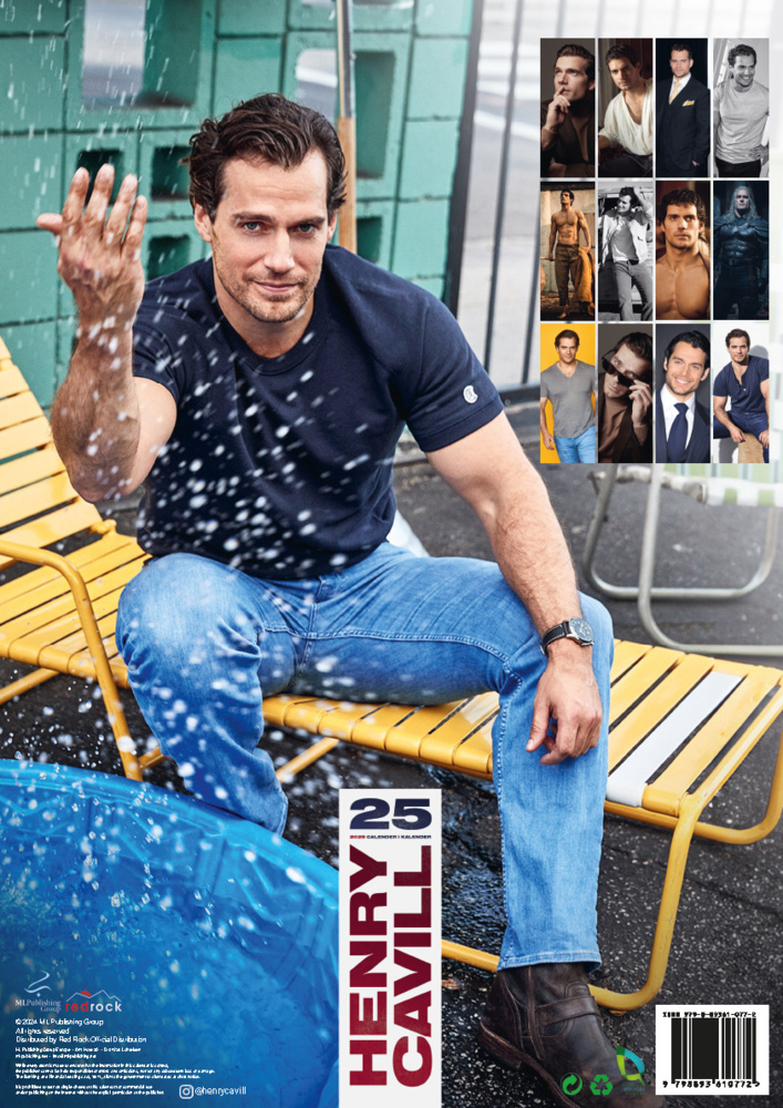 Bild: 9798893610772 | Henry Cavill Kalender 2025 | Der Star aus The Witcher | Kalender