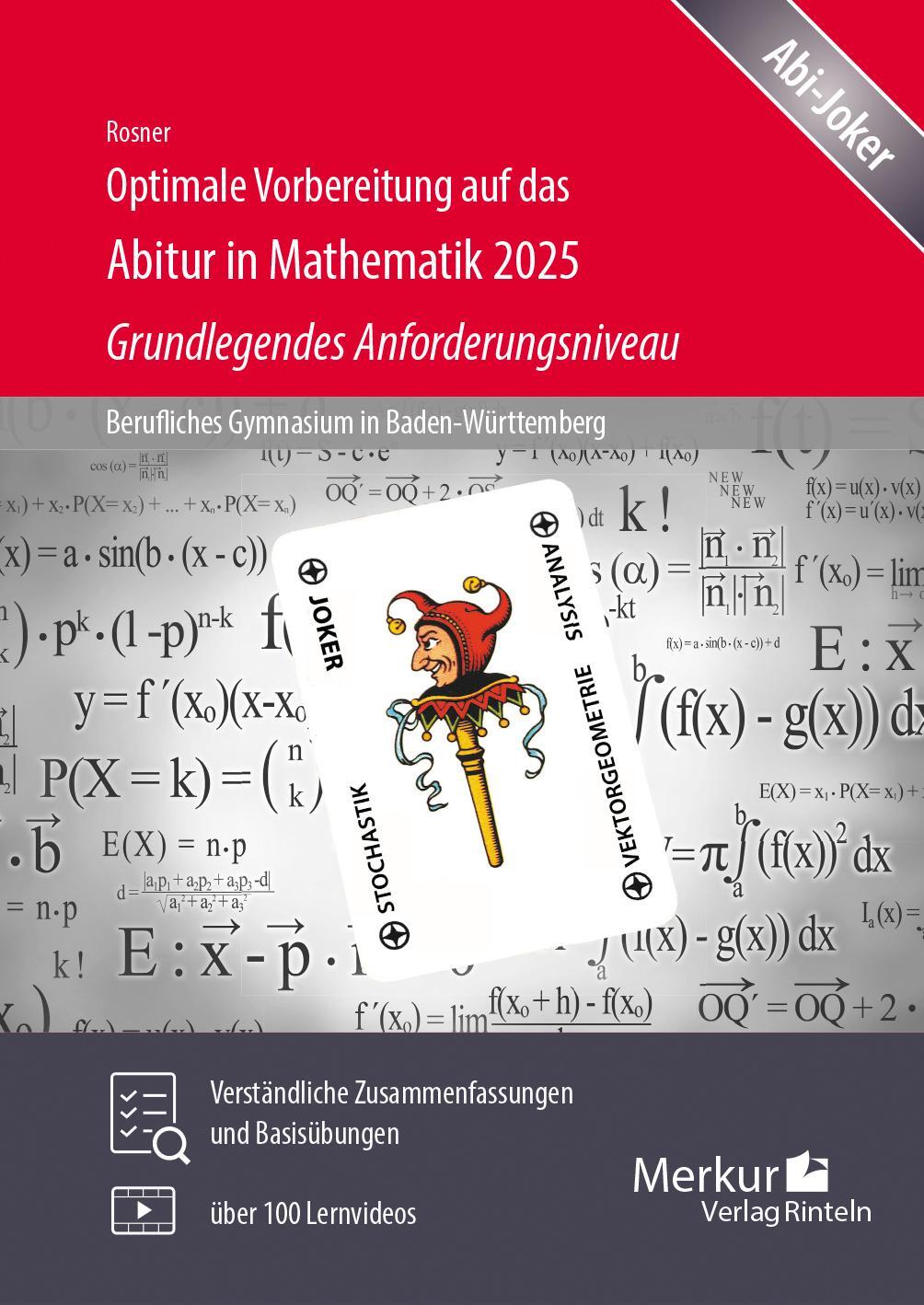 Cover: 9783812011266 | Optimale Vorbereitung auf das Abitur in Mathematik 2025 -...