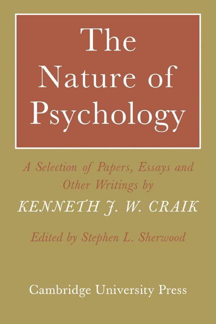 Cover: 9780521134804 | The Nature of Psychology | Kenneth J. W. Craik (u. a.) | Taschenbuch