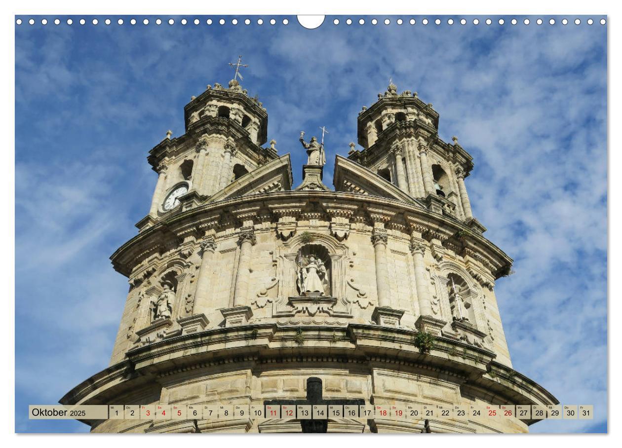 Bild: 9783435156153 | Von Porto nach Santiago de Compostela (Wandkalender 2025 DIN A3...