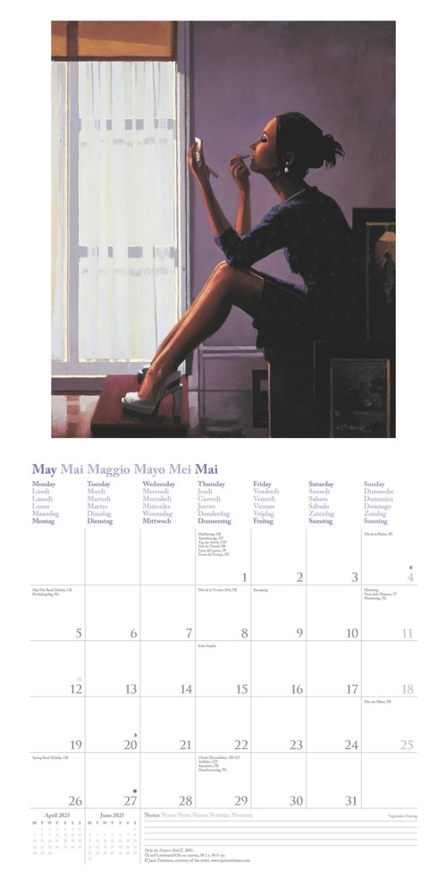 Bild: 4002725994066 | N NEUMANNVERLAGE - Jack Vettriano 2025 Broschürenkalender, 30x30cm,...