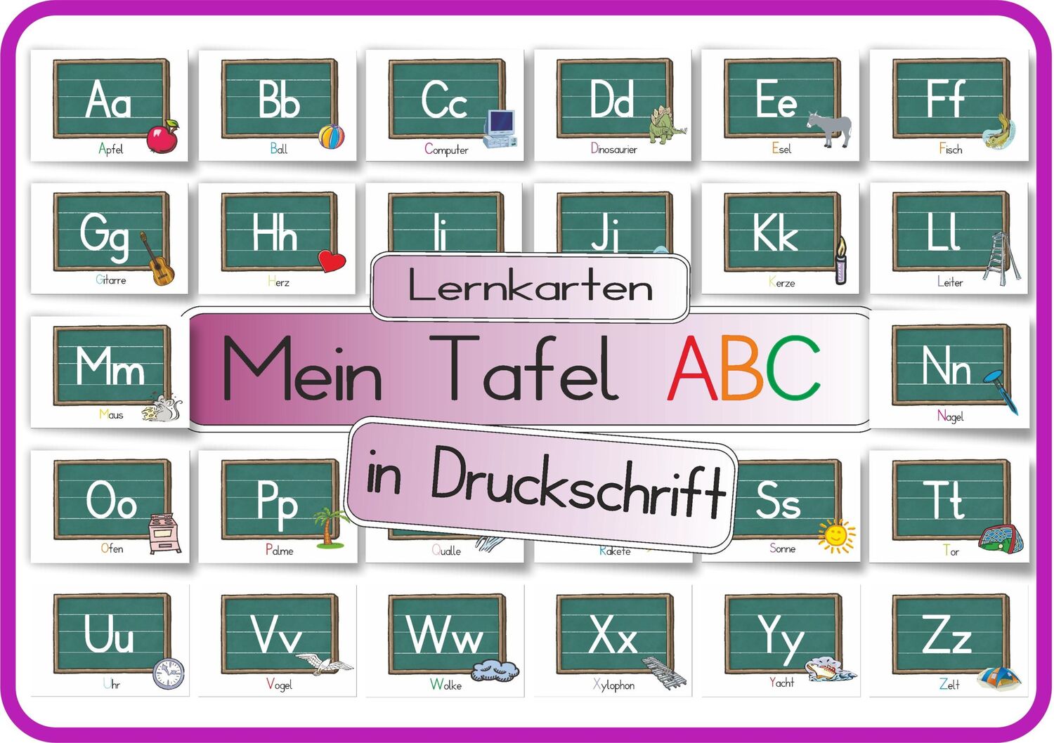 Cover: 4262416630226 | Mein Tafel ABC in Druckschrift | Helga Momm | Taschenbuch | Deutsch