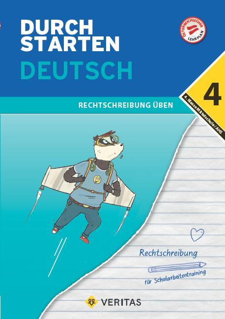 Cover: 9783710137747 | Durchstarten 4. Klasse - Deutsch Mittelschule/AHS - Rechtschreibung