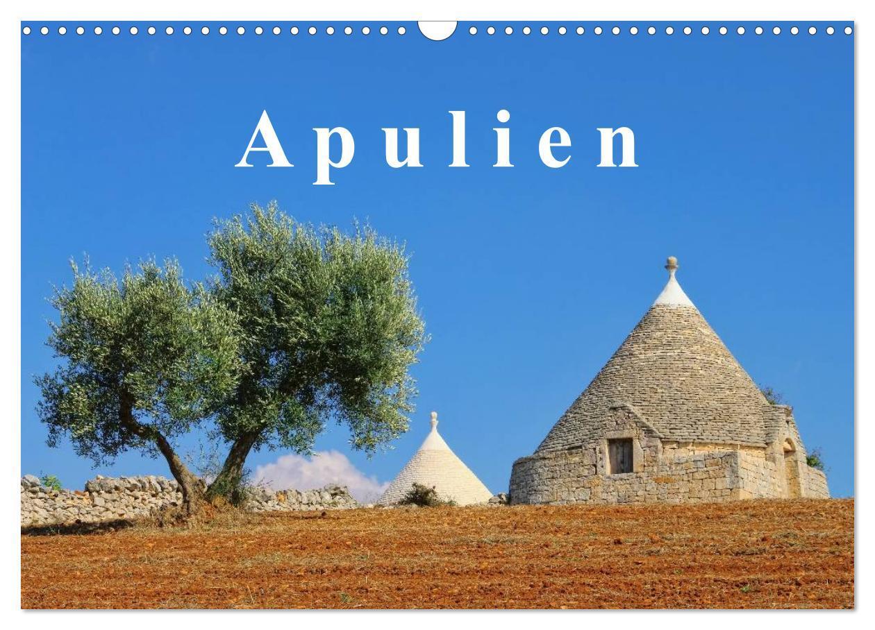 Cover: 9783435739745 | Apulien (Wandkalender 2025 DIN A3 quer), CALVENDO Monatskalender