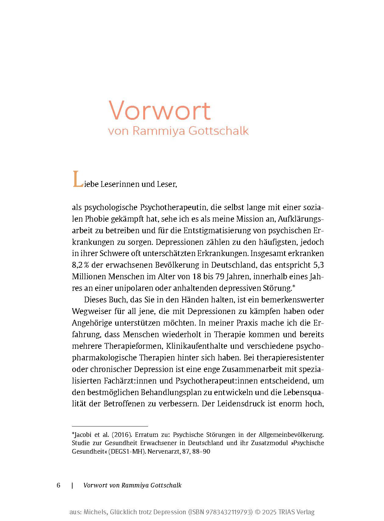 Bild: 9783432119793 | Glücklich trotz Depression | Ulrike Michels | Taschenbuch | 256 S.