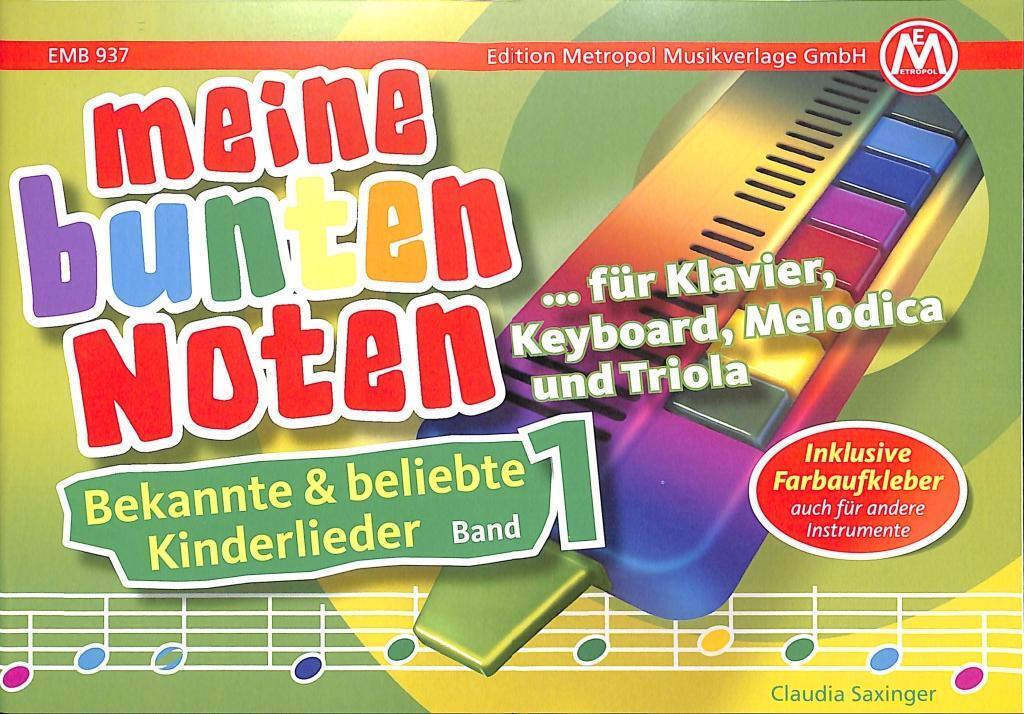 Bild: 9790501639373 | Meine bunten Noten für Klavier, Keyboard, Melodica und Triola | Buch