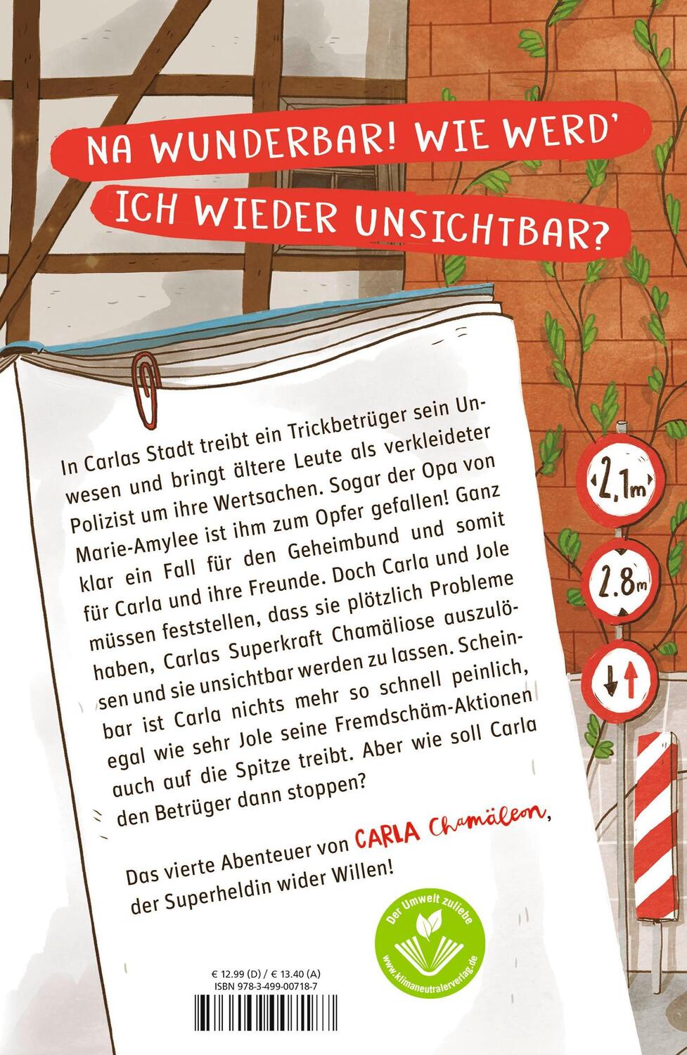 Rückseite: 9783757101213 | Carla Chamäleon: Fiese Tricks | Franziska Gehm | Buch | 256 S. | 2024