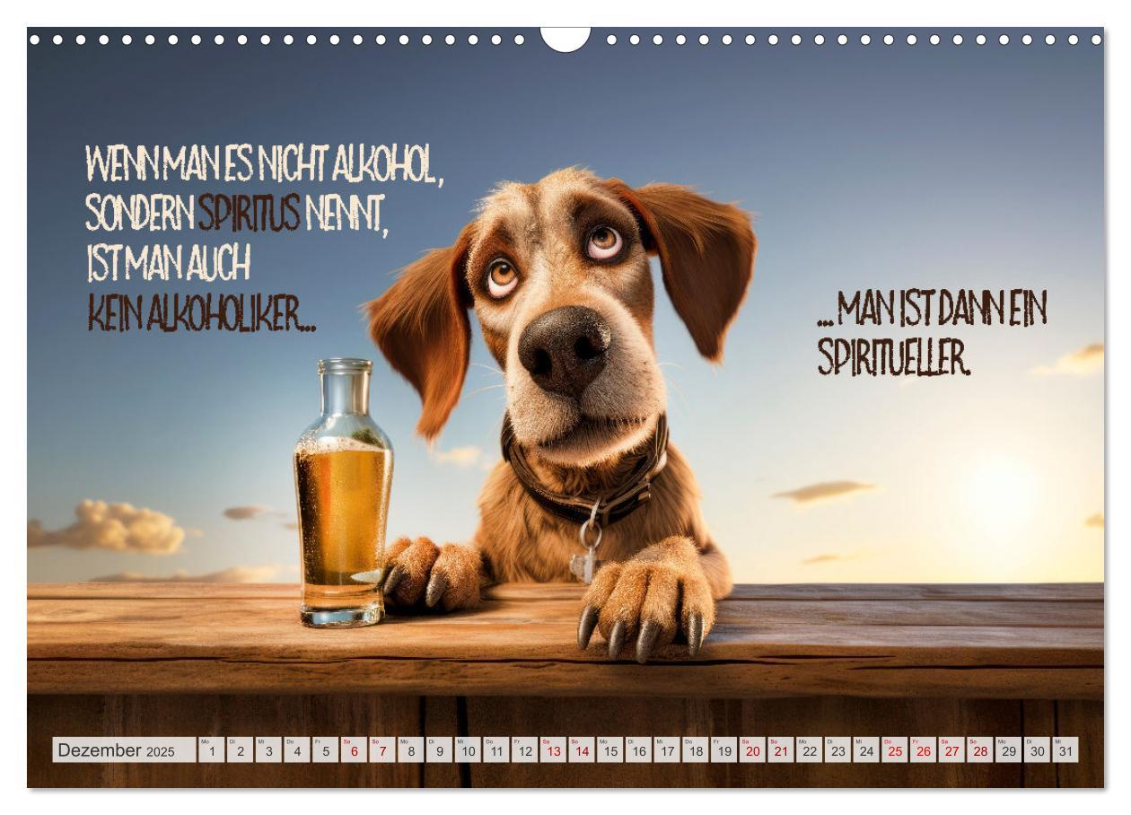 Bild: 9783383774317 | ULTRAKRASS Knallharte Hunde (Wandkalender 2025 DIN A3 quer),...