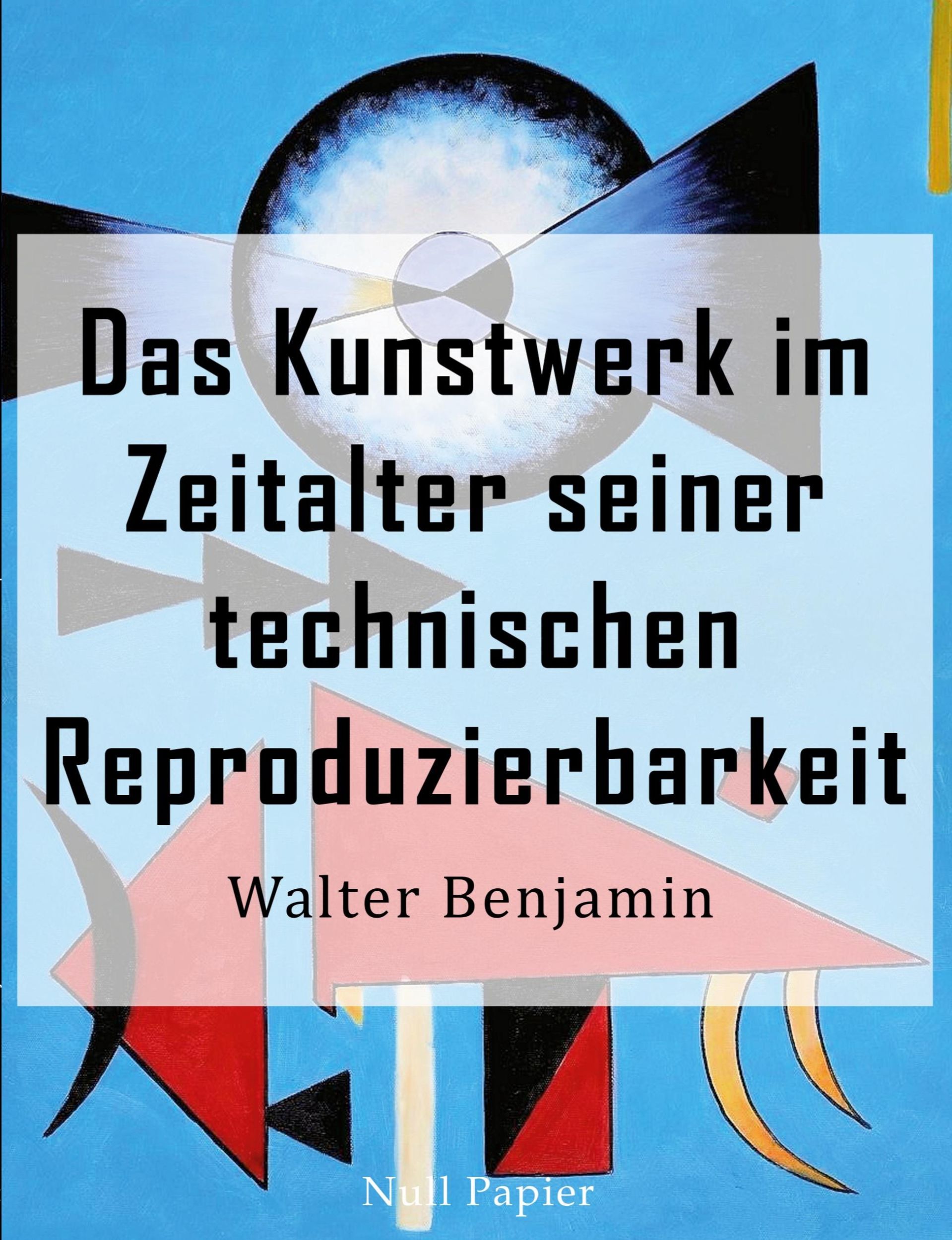 Cover: 9783954187850 | Das Kunstwerk im Zeitalter seiner technischen Reproduzierbarkeit