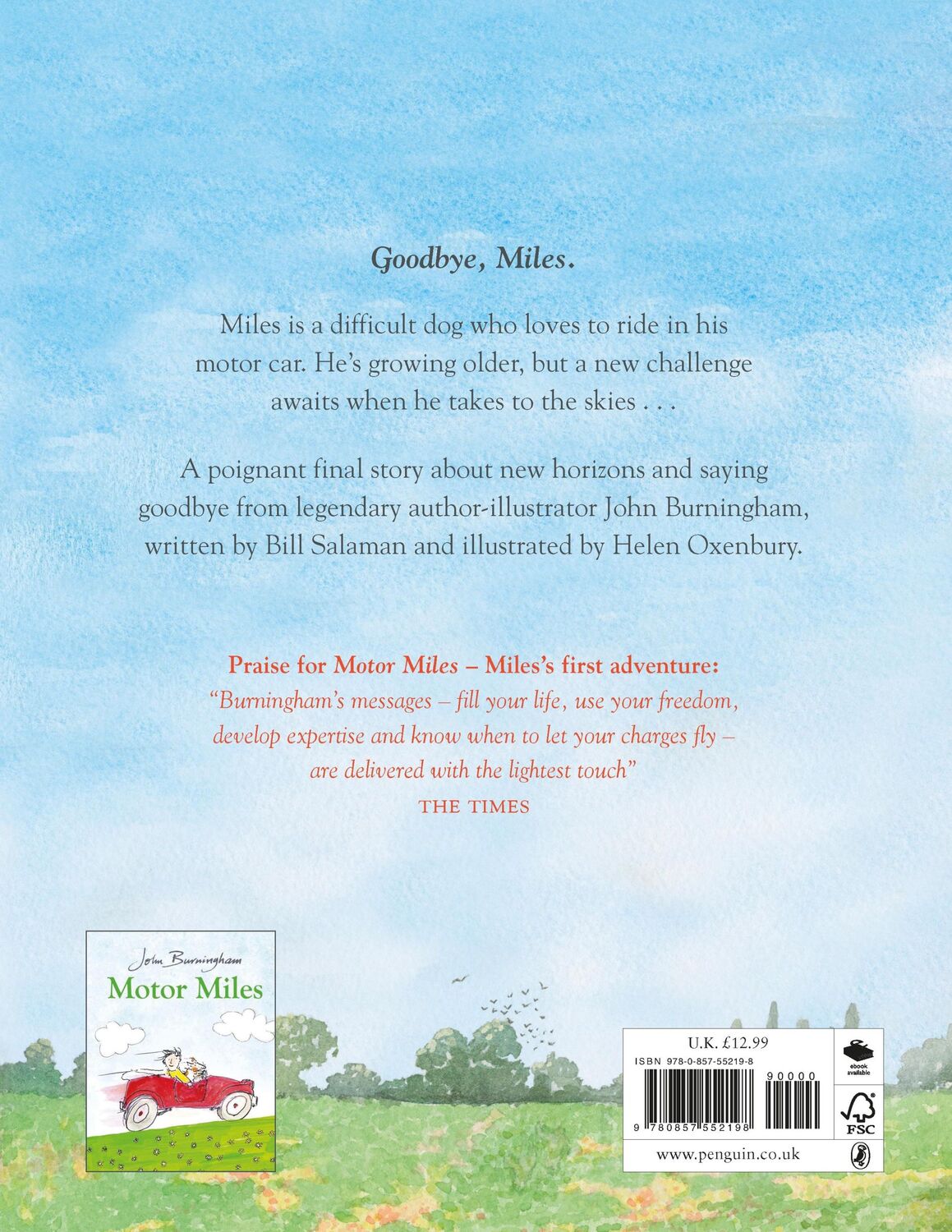 Rückseite: 9780857552198 | Air Miles | John Burningham (u. a.) | Buch | Gebunden | Englisch