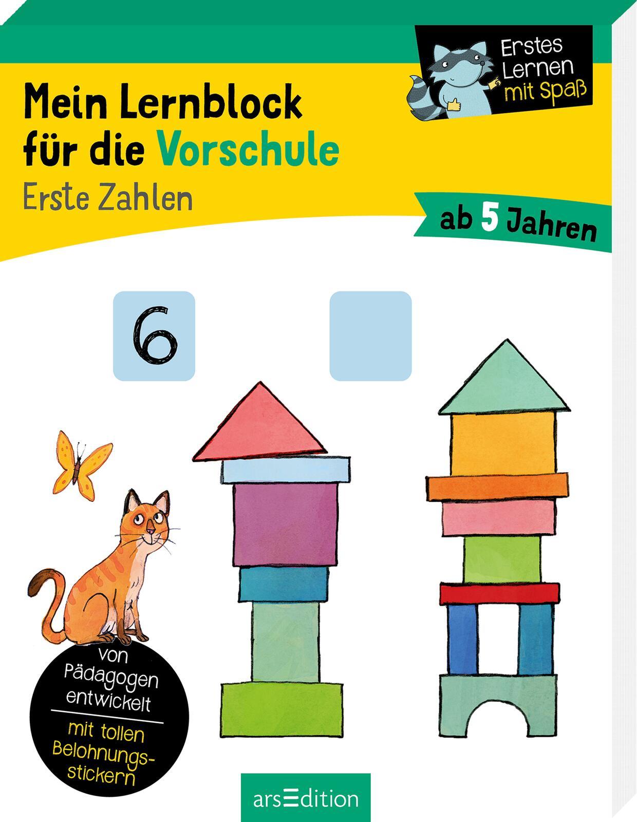 Cover: 9783845844077 | Mein Lernblock für die Vorschule - Erste Zahlen | Hannah Lang | Buch