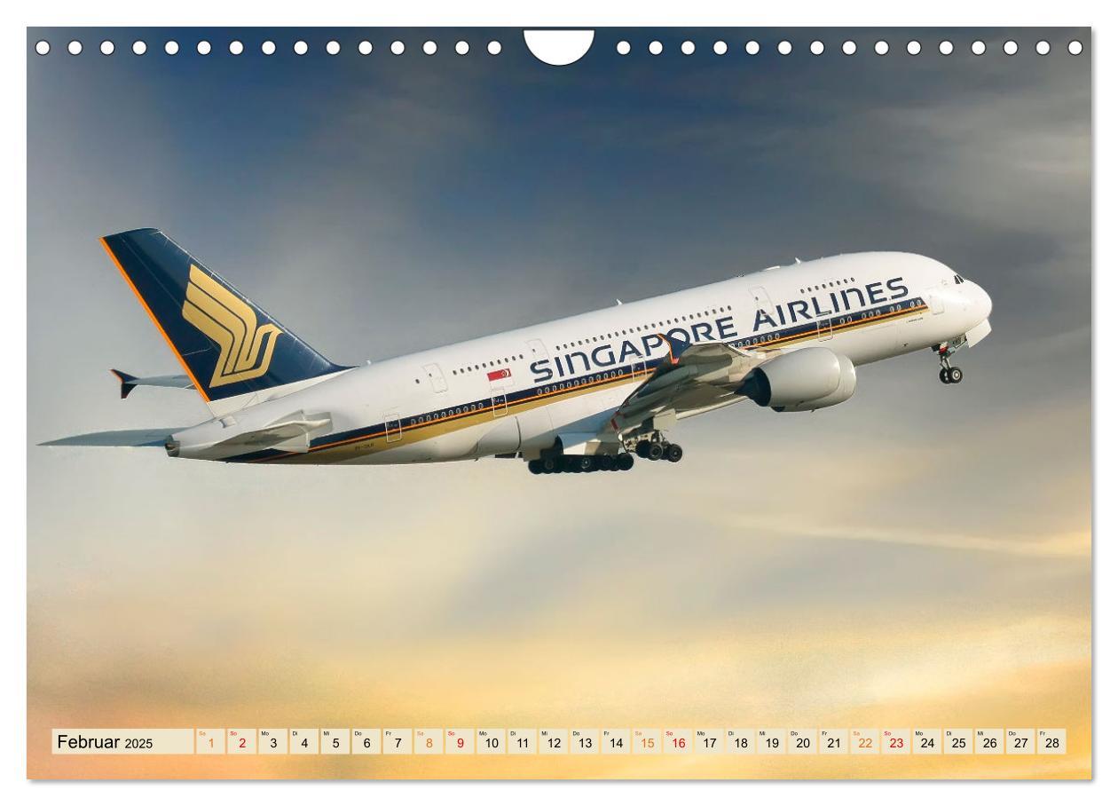 Bild: 9783383964039 | Flugzeuge - ab in den Urlaub (Wandkalender 2025 DIN A4 quer),...