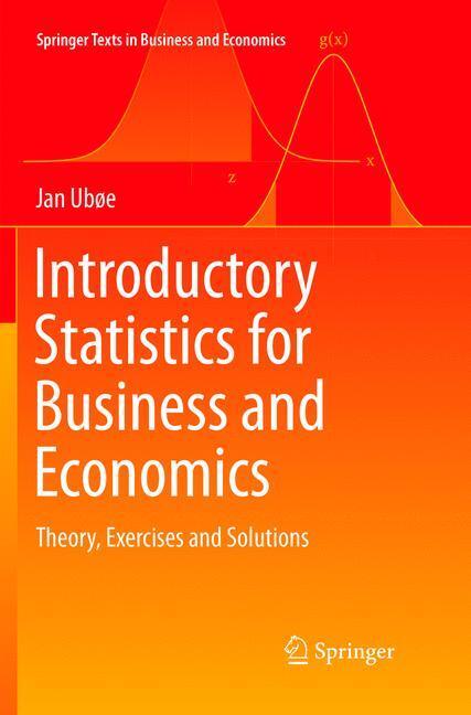 Cover: 9783319890166 | Introductory Statistics for Business and Economics | Jan Ubøe | Buch