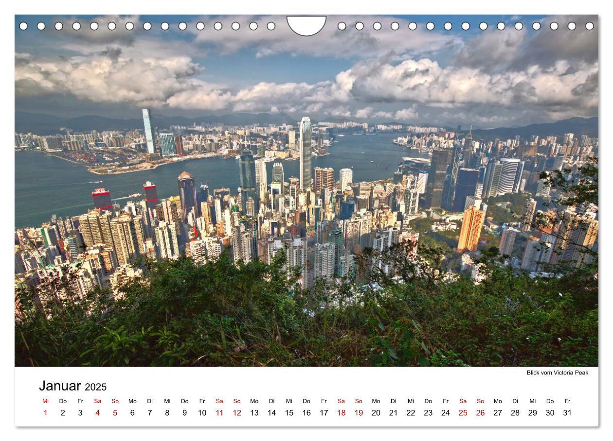 Bild: 9783435162956 | Megacity Hong Kong (Wandkalender 2025 DIN A4 quer), CALVENDO...