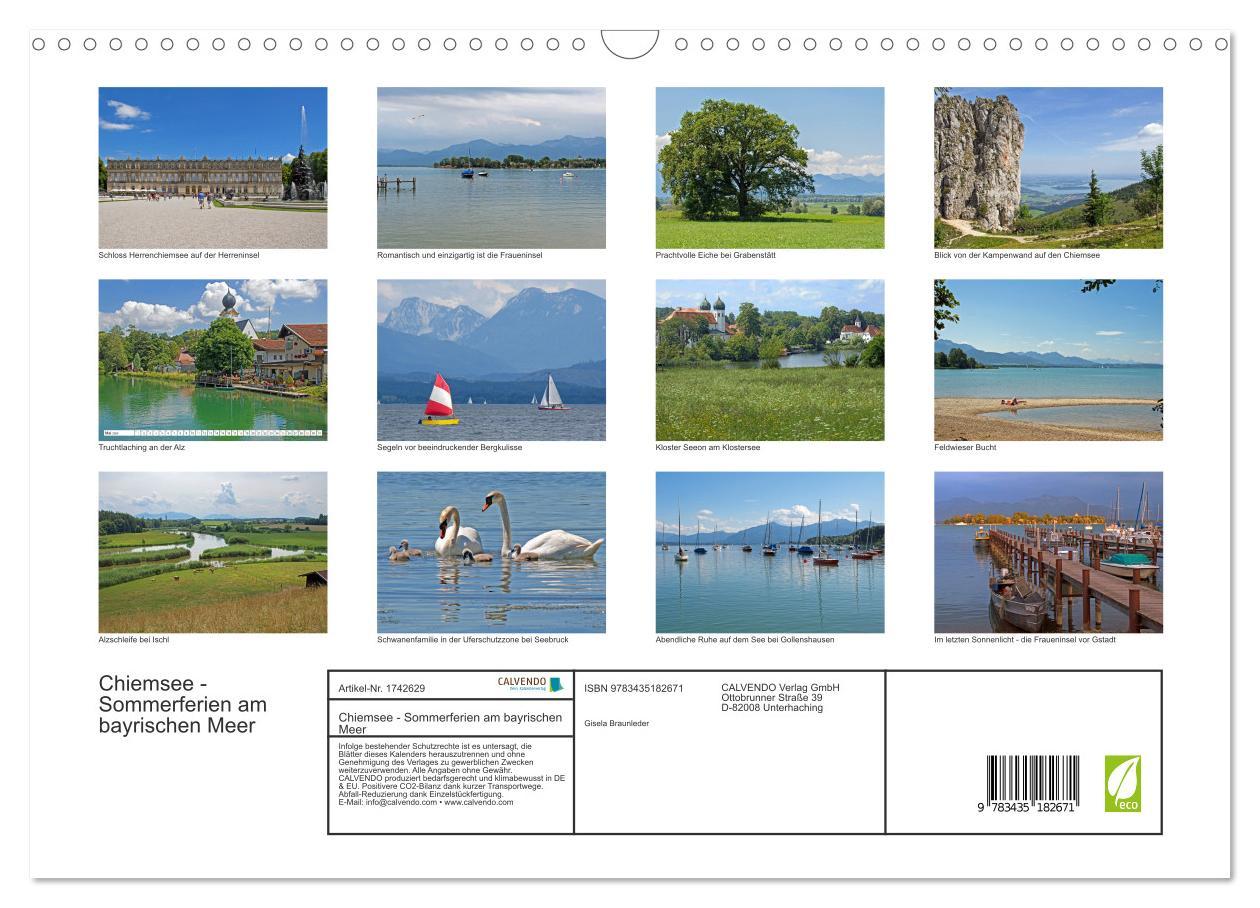 Bild: 9783435182671 | Chiemsee - Sommerferien am bayrischen Meer (Wandkalender 2025 DIN...