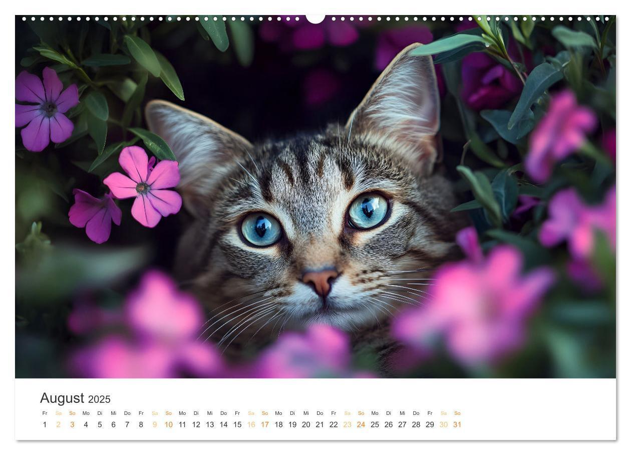 Bild: 9783457203866 | Katzen - sanfte Schönheiten (Wandkalender 2025 DIN A2 quer),...