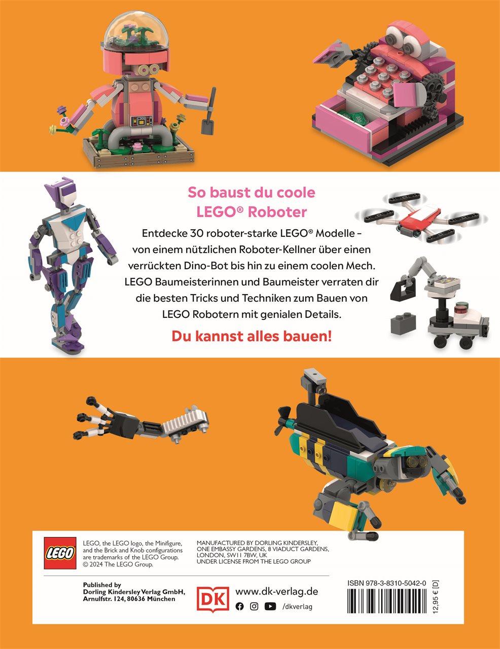 Rückseite: 9783831050420 | LEGO® Bauideen Roboter | Hannah Dolan (u. a.) | Buch | 96 S. | Deutsch