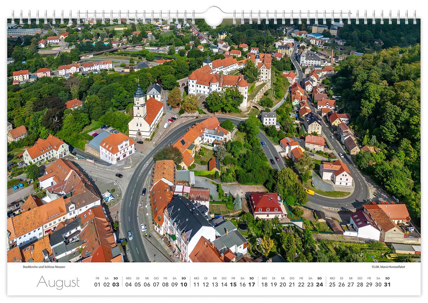 Bild: 9783910680555 | Kalender Sachsen von oben 2025 - Luftaufnahmen | Peter Schubert | 2025