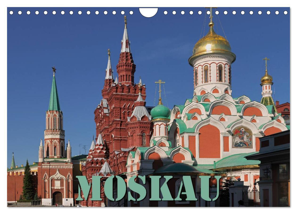 Cover: 9783435684304 | Moskau (Wandkalender 2025 DIN A4 quer), CALVENDO Monatskalender | 2025