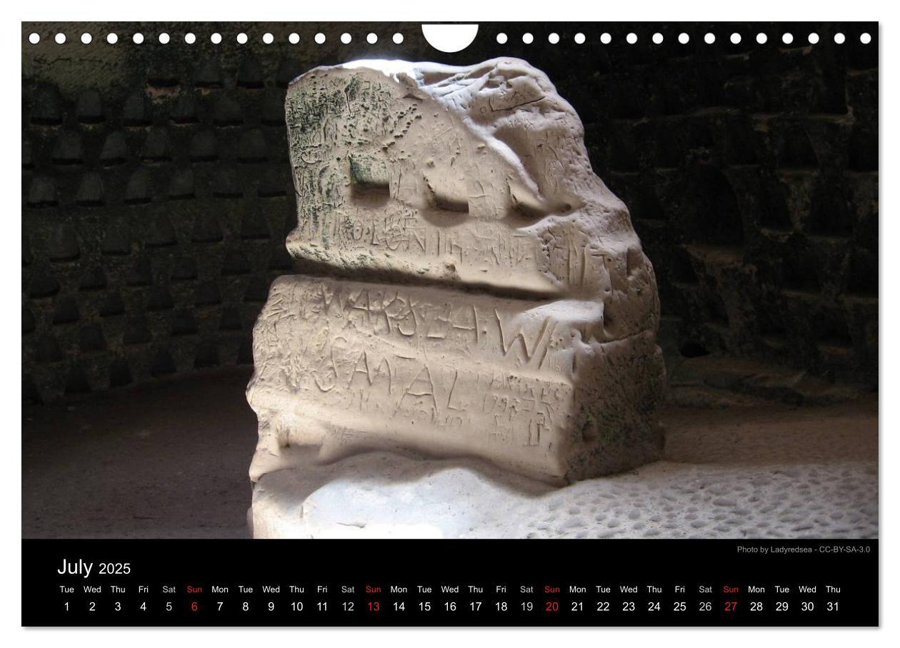 Bild: 9781325962112 | Monuments of Israel 2025 (Wall Calendar 2025 DIN A4 landscape),...