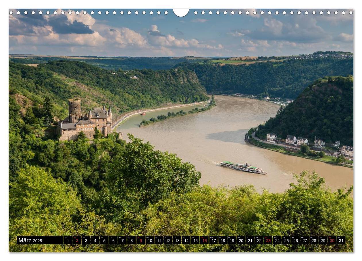 Bild: 9783435532919 | Burgen und Festungen am Mittelrhein (Wandkalender 2025 DIN A3...