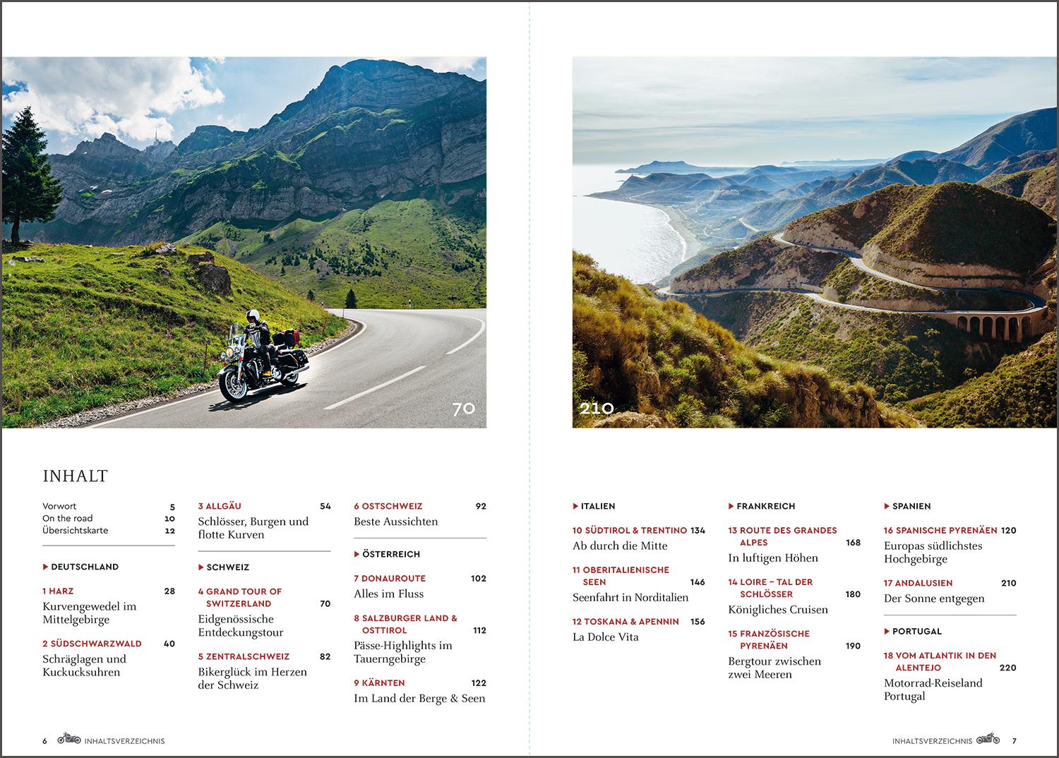 Bild: 9783969651971 | KUNTH Abgefahren - Die schönsten Bikertouren in Europa | Taschenbuch