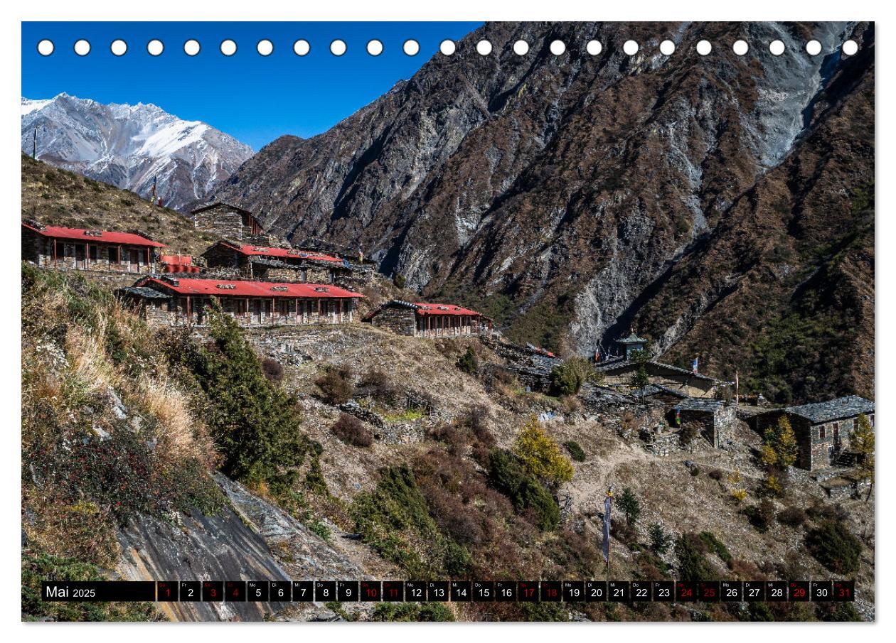 Bild: 9783383836428 | Nepal Tsum Valley - Tal des Glücks (Tischkalender 2025 DIN A5...